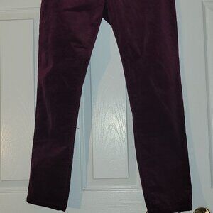 Banana Republic Dark Red High-Rise Skinny Pants